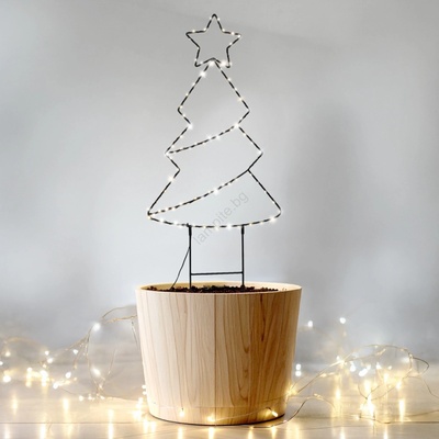 Brilagi - LED външна коледна украса LED/3xAA IP44 68x29 см елха (BG2575)