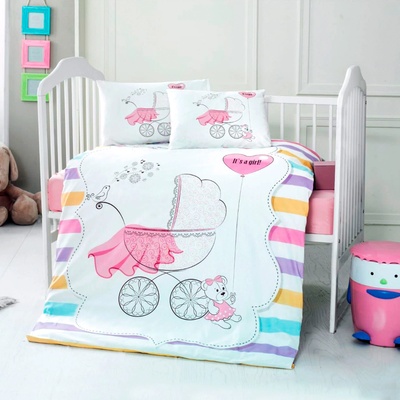 ACCESS, Chipolino Спално бельо от 3 части розово сърце (spbed302401)