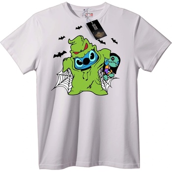 NOONEBRAND Тениска Halloween Мумия Stitch - XL, White
