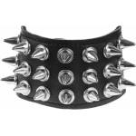 Black & metal Гривна Шипове 3 - веган - bwz-685