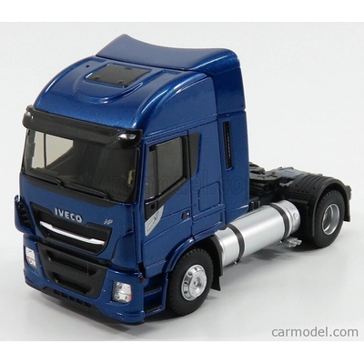 Eligor Iveco fiat Stralis 460np Tractor Truck 2-assi 2015 Exclusive Carmodel Blue Met 1:43