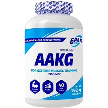 Image 1 of 6PAK Nutrition AAKG Caps 1000 mg [120 капсули]