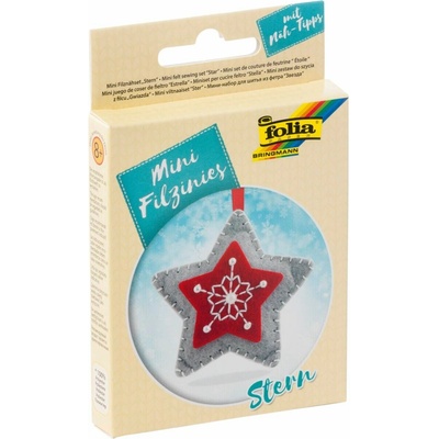 Folia Šijeme z filcu Hviezda