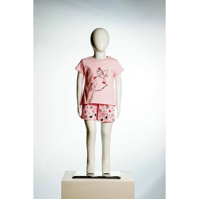 JOYCE Dívčí bavlněné pyžamo MAGIC PRINCESS růžová