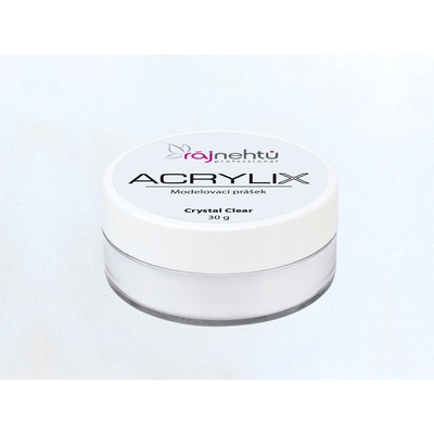 Ráj nehtů Akrylový prášek ACRYLIX Crystal Clear 30 g – Zboží Dáma