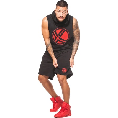 Excess Мъжки комплект Excess Black R елек и къси панталони (EX-21871)