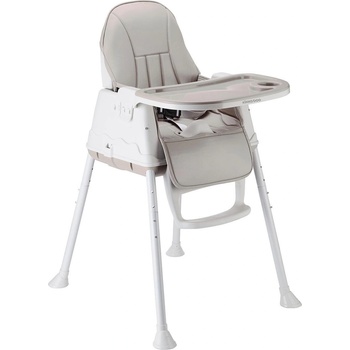 KikkaBoo Стол за хранене 3в1 Creamy Grey (31004010132)