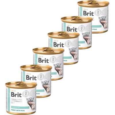 Brit Veterinary Diets GF cat Struvite 6 x 200 g