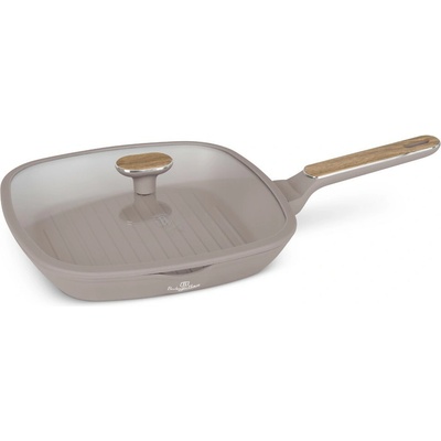 Pro-Tech shop Grilovací pánev s poklicí a titanovým povrchem Taupe Nordic 28cm 55234