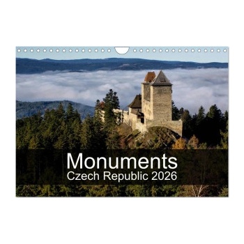 Calvendo Monuments of Czech Republic 2026 (Wall Calendar 2026 DIN A4 landscape), CALVENDO 12 Month Wall Calendar | Calvendo, Sebastian Wallroth