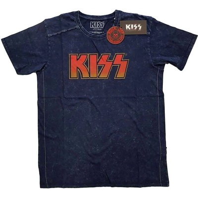 Kiss Classic Logo (Wash Collection) Navy Blue XL Риза (KISSSWASH02MN04)