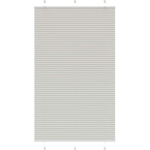 vidaXL Плисирана щора Светло сиво 115x200 cm Ширина на плата 114, 4 cm (4015367)