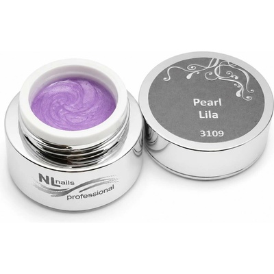 NL nails professional Uv Led barevný gel Pearl Lila 5ml