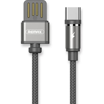 REMAX Магнитен кабел за данни Remax Gravity RC-095a, USB Type-C, 1.0м, Сив (DE-14937)