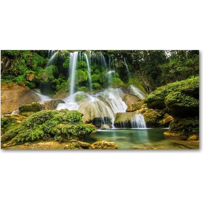 Foto obraz sklo tvrzené tropický ostrov 100x50 cm