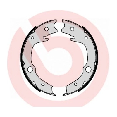 S 83 551 BREMBO Sada brzdových čelistí, parkovací brzda – Hledejceny.cz