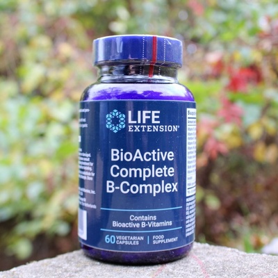 Life Extension BioActive Complete B-Complex Čokoláda Arašídové máslo 60 kapslí