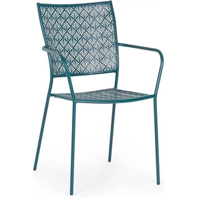 Bizzotto Градински стол LIZETTE 54x55x89 cm. океанско синьо (0802967)