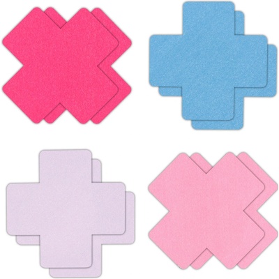 NS Novelties Pretty Pasties Cross II Assorted 4 Pairs