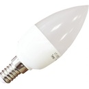 V-tac LED žárovka E14 svíčka 6W studená bílá