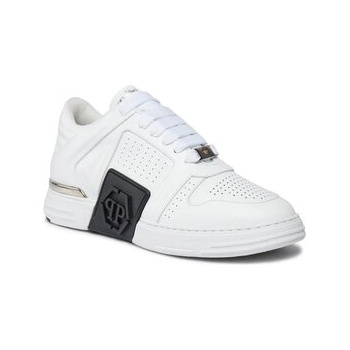 Philipp plein Сникърси Leather Lo-Top Sneakers AACS MSC3843 PLE075N Бял (Leather Lo-Top Sneakers AACS MSC3843 PLE075N)