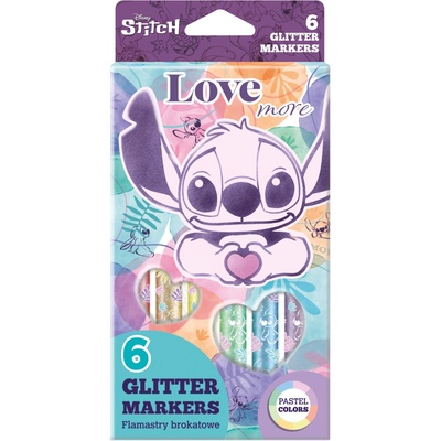 Coolpack Trblietavé fixky Stitch Pastel 6 ks