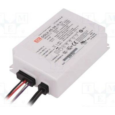 MEAN WELL ODLV-45-36 Napájecí zdroj: spínaný; LED; 45W; 36VDC; 1,25A; 90÷295VAC; IP67