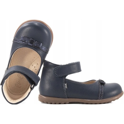 Emel ES1074-9 balerínky polobotky ročky granátové