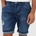 Brave Soul Къси панталони Brave Soul Mens Light Blue Wash Distressed Denim Shorts - Light Blue Wash