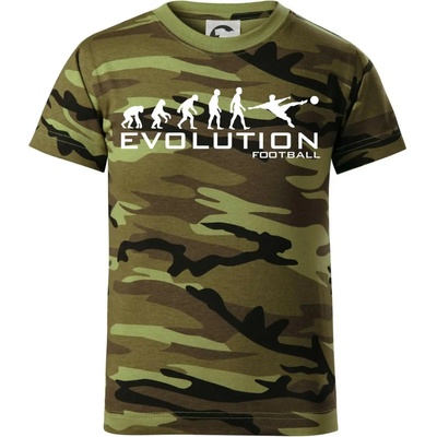 Evolution Football maskáčové triko zelený maskáč