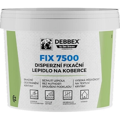 Debbex Disperzné fixačné lepidlo na koberce FIX 7500 10 kg Béžová