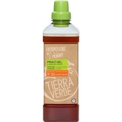 Tierra Verde prací gel z mydlových ořechů pomerančový 1000 ml