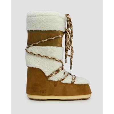 Moon Boot Icon Shearling whisky off white Mix