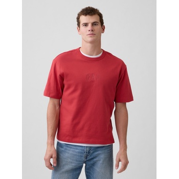 GAP Скъсена тежка тениска с лого 1969 GAP GAP | Cherven | МЪЖЕ | XS