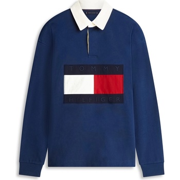 Tommy Hilfiger Tommy FlagRugby Polo Sn62 - Carbon Navy