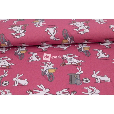 de-park Zimní softshell - Bob a Bobek pro holky - světlý tisk