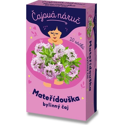 Leros Čajová Náruč bylinný čaj mateřídouška 20 sáčků