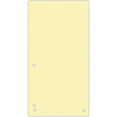 DONAU žlutý, papírový, 1/3 A4, 235 x 105 mm - balení 100 ks