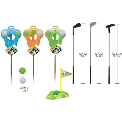 Wiky Golfová sada hůl s míčky a jamkou 62 cm