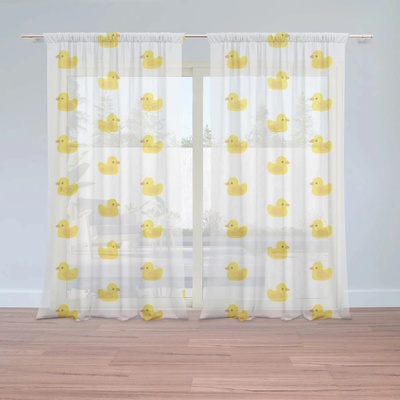 Sablio Záclony Žlté kačičky: 2ks 150x250cm