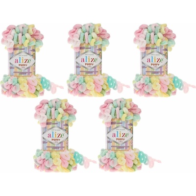 Alize Puffy Color SET 5862 Pletací příze