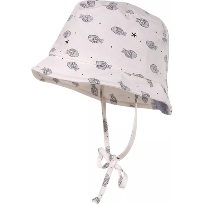 Maximo Лятна шапка с периферия Maximo - Бяла, риби, UPF50+, размер 47, 12-18 м (54500146200)