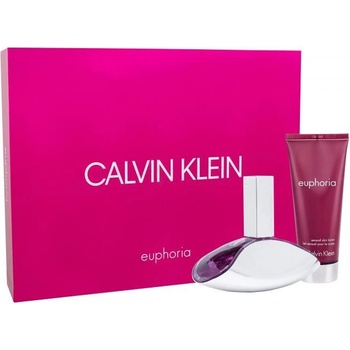 Calvin Klein Euphoria Woman EDP 100 ml + tělové mléko 100 ml dárková sada