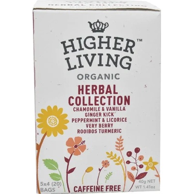 Higher Living Výběr z bylinných čajů bio 20 x 1,9 g
