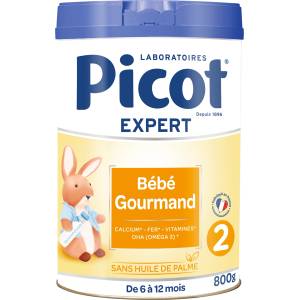 Picot Преходно мляко Picot - Bebe Gourmand 2, 6-12 м, 800 g (117534001) - baby