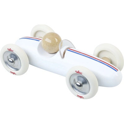 Vilac Drevené auto veľké Grand prix vintage biele