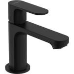 Hansgrohe Rebris S - Смесител за умивалник със сифон, CoolStart, EcoSmart, матово черно 72586670 (72586670)