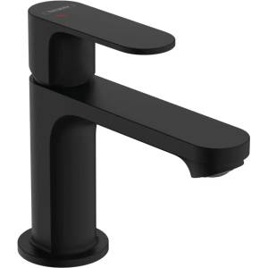 Hansgrohe Rebris S - Смесител за умивалник със сифон, CoolStart, EcoSmart, матово черно 72586670 (72586670)
