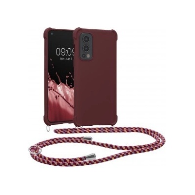 Pouzdro Kwmobile OnePlus Nord 2 5G tmavě červené
