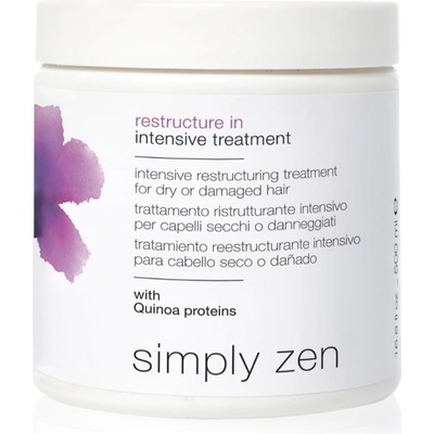 Simply Zen Restructure In интензивна грижа за суха и увредена коса 500ml